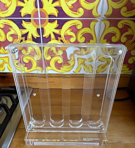 Nespresso clear acrylic - nespresso, coffee
