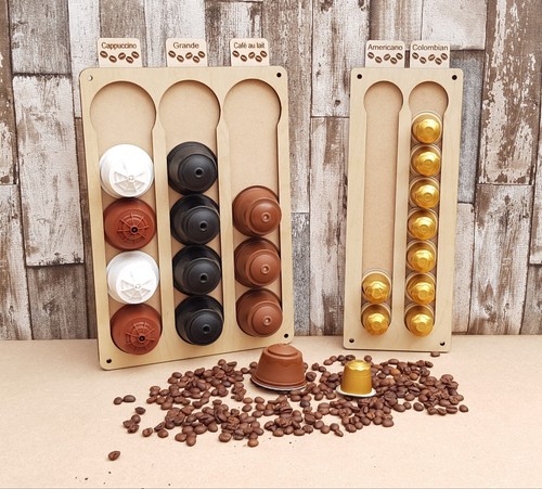 Coffee pod holder display