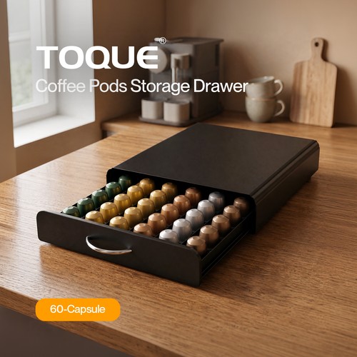 Toque coffee pod holder drawer - toque,